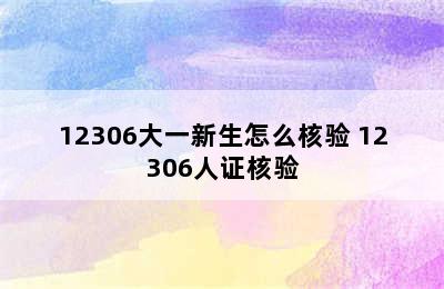 12306大一新生怎么核验 12306人证核验